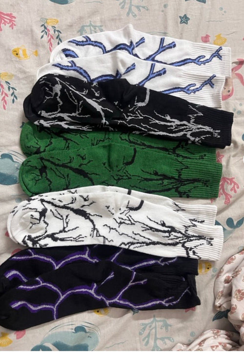 LIGHTNING SOCKS — 5 PAIR PACK