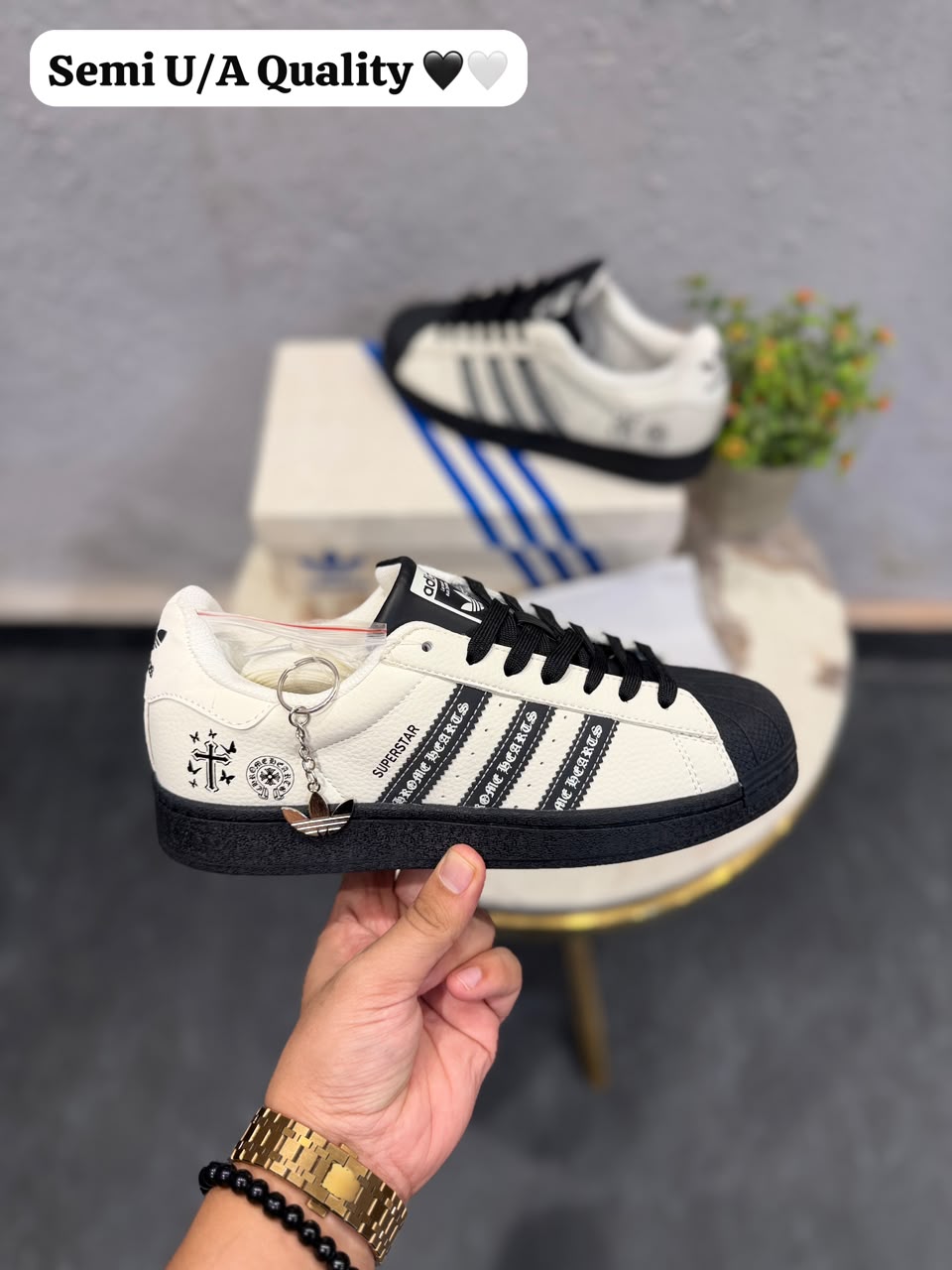 Adidas Originals Superstar Heart Chrome